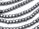 Hematite  Small Size Cube 3x3mm x3mm  1strand beads (aprx.15inch/38cm)