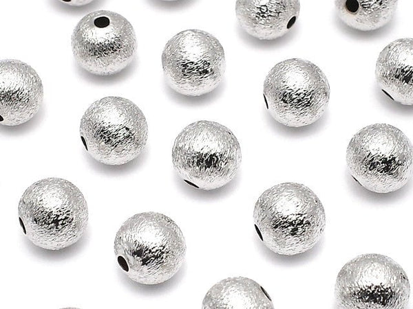 [Video] Metal Parts Scratch Pattern In Round Beads 4, 5, 6, 8, 10 mm Silver Color 10 pcs $1.29