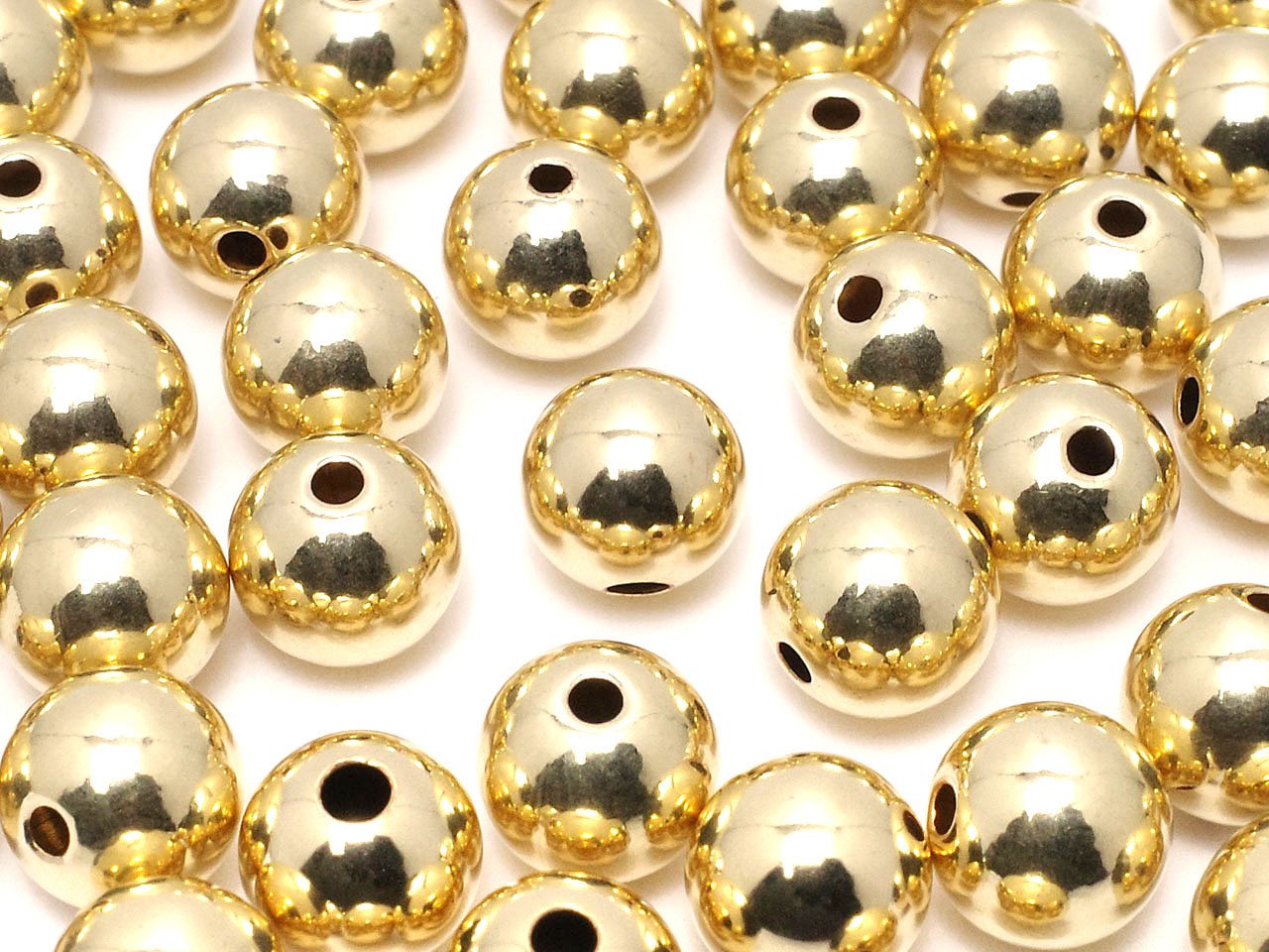 Rond 14 carats or rempli [6mm][8mm][10mm]