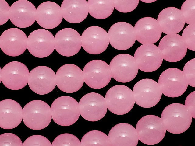 Pink Jade Round 6mm 1strand beads (aprx.15inch / 38cm)