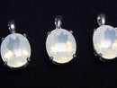 [Video] High quality Moonlight Quartz AAA Oval Pendant Silver 925 1pc