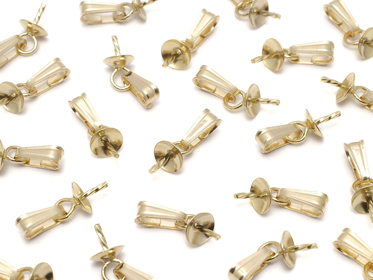 Nouvelle taille ! Anneau à vis avec bélière en or laminé 14K [3mm] [4mm] [5mm] 1 pièce