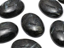 [Video] Nuummite  Oval  Cabochon 25x18mm 1pc $5.79!
