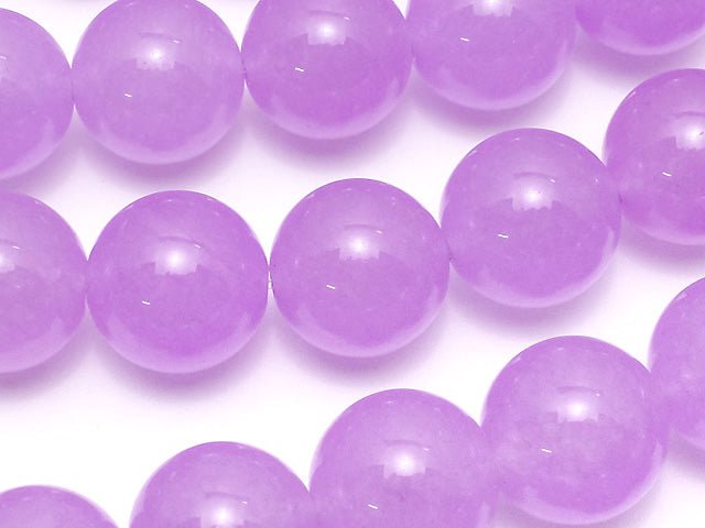 Purple color Jade Round 12mm 1strand beads (aprx.15inch / 37cm)