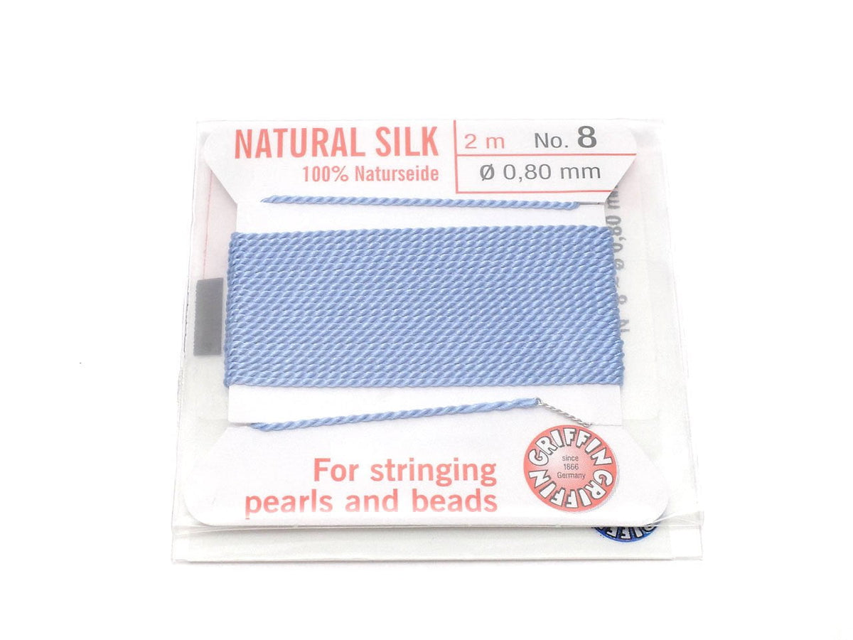 Griffin Cord (Silk Bead Cord Thread) [0.75mm-1.05mm] Blue 1pc