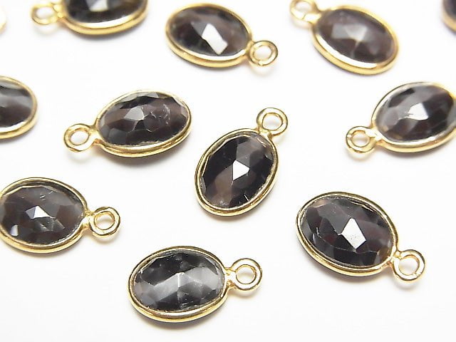 [Video] High Quality Sillimanite ,Cat's Eye AAA Bezel Setting Rose Cut 9x7mm [One Side ] 18KGP 4pcs $29.99!