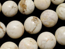 Magnesite  Round 16mm half or 1strand beads (aprx.14inch/36cm)