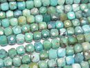 [Video]High Quality! Turquoise AA++ Cube Shape 4x4x4mm half or 1strand beads (aprx.15inch/36cm)