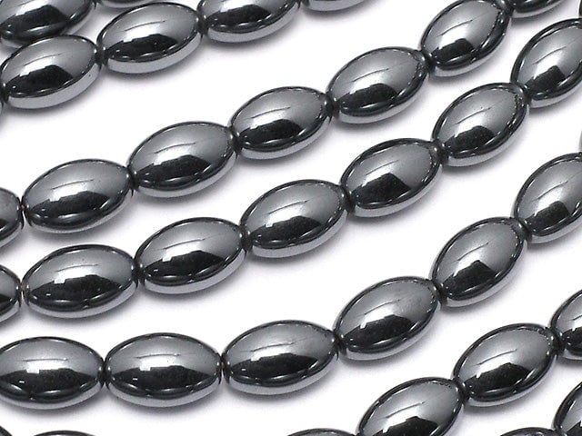 Hematite  Rice 8x5mm x5mm  1strand beads (aprx.15inch/36cm)