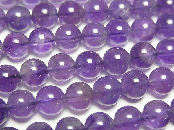 [Video]Amethyst AA Round 6mm 1strand beads (aprx.15inch/36cm)
