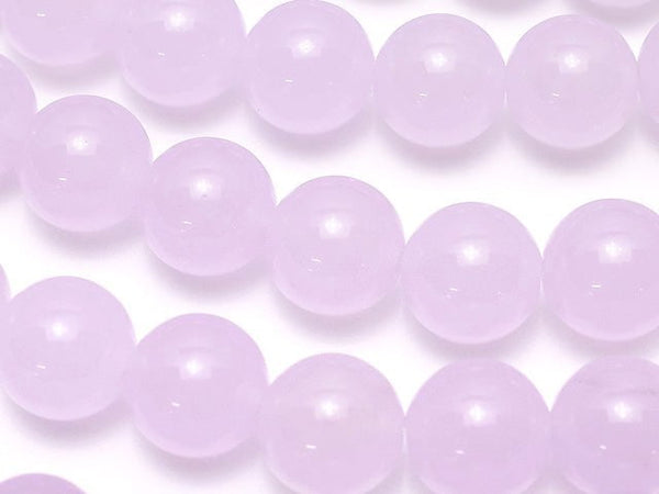 Light Purple Jade Round 10mm 1strand beads (aprx.15inch / 38cm)