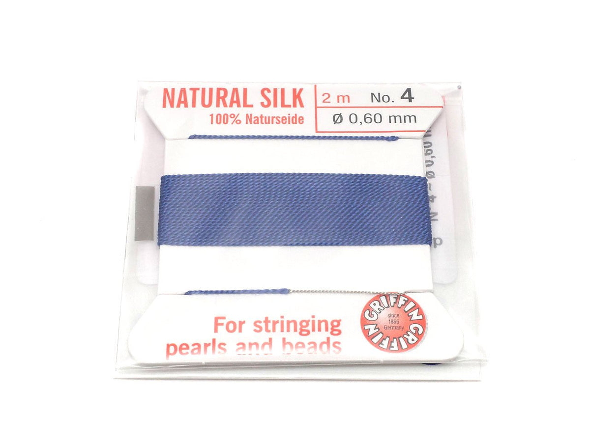 Griffin Cord (Silk Bead Cord Thread) [0.30mm-0.70mm] Dark Blue 1pc