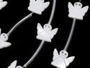 High Quality Mother of Pearl MOP AAA Angel Shape White 1strand (Approx 14pcs)