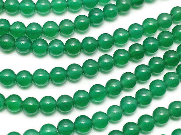 Green Onyx AAA Round 4mm 1strand beads (aprx.15inch / 36cm)