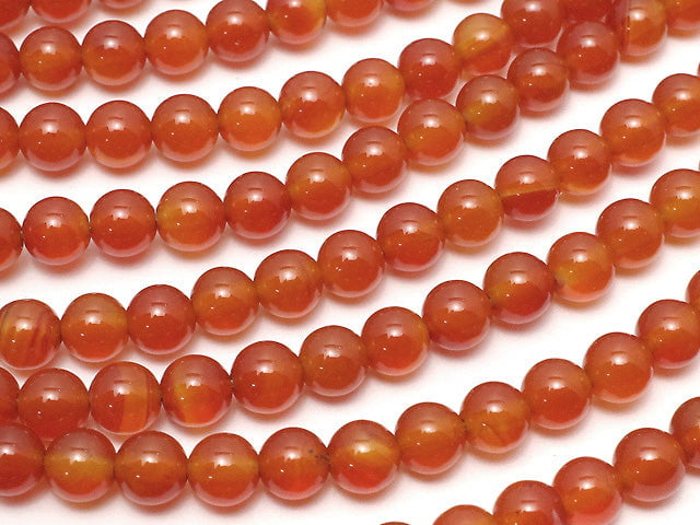 Carnelian AAA Round 4mm 1strand beads (aprx.15inch / 36cm)