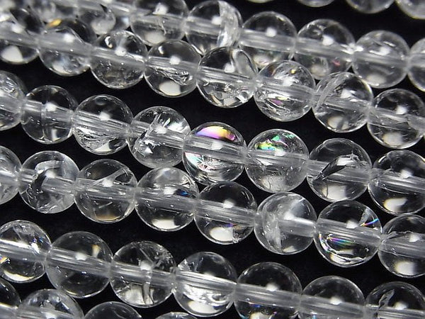 [Video] Rainbow Crystal Quartz AAA Round 6mm half or 1strand beads (aprx.15inch/38cm)