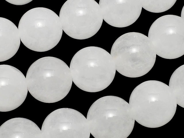 White Jade Round 12mm 1strand beads (aprx.15inch / 36cm)