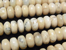 African Opal  Rondelle 8x8x4mm half or 1strand beads (aprx.15inch/38cm)