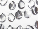[Video] Mother of Pearl MOP Gray Pear shape 10x8mm 1strand beads (aprx.15inch / 38cm)