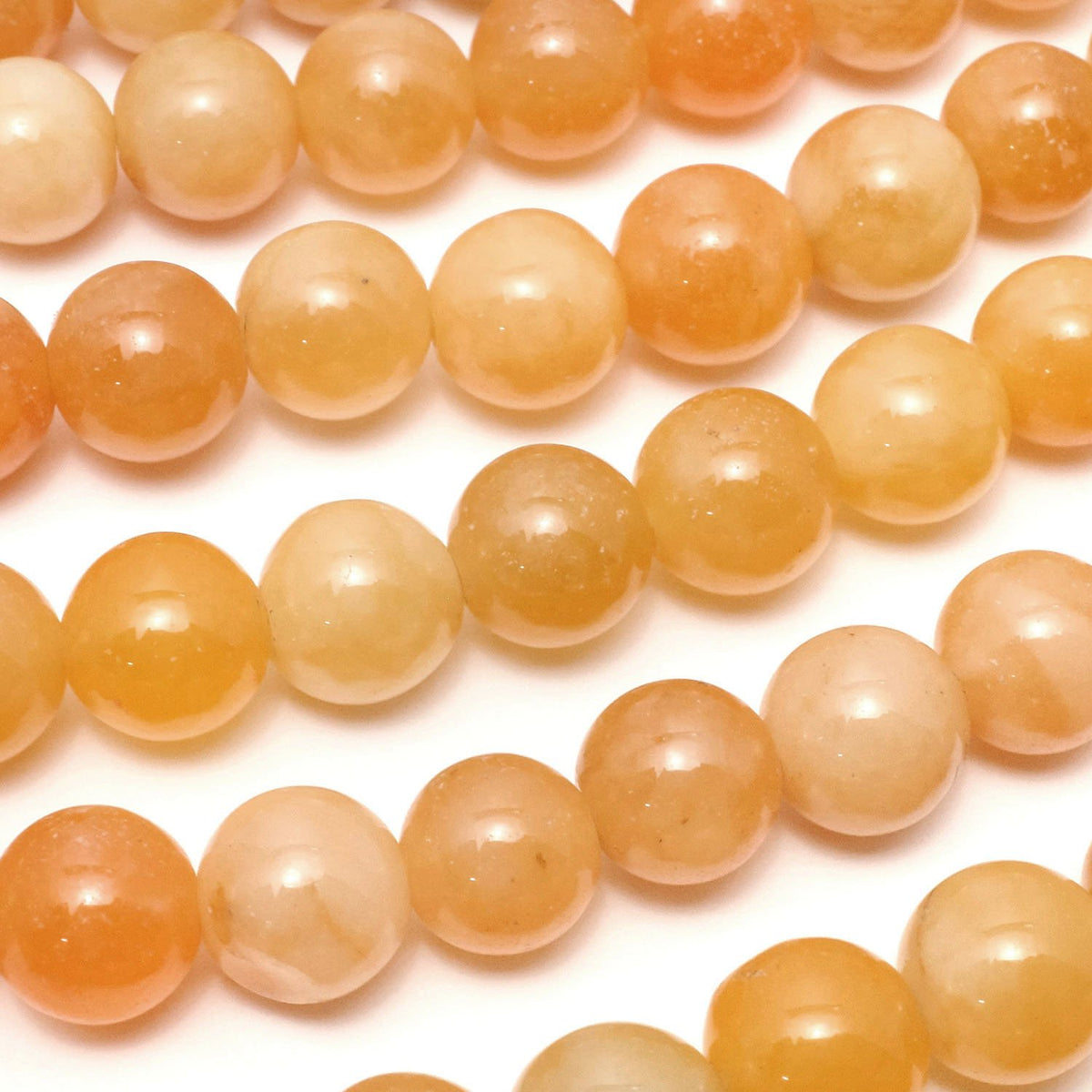 Orange Jade Round 8mm 1strand beads (aprx.15inch / 38cm)