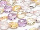 [Video]High Quality Mixed Stone AAA- Faceted Oval 10x8x5mm 1/4 or 1strand beads (aprx.15inch/38cm)