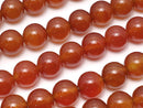 Carnelian AAA Round 8mm 1strand beads (aprx.15inch/36cm)