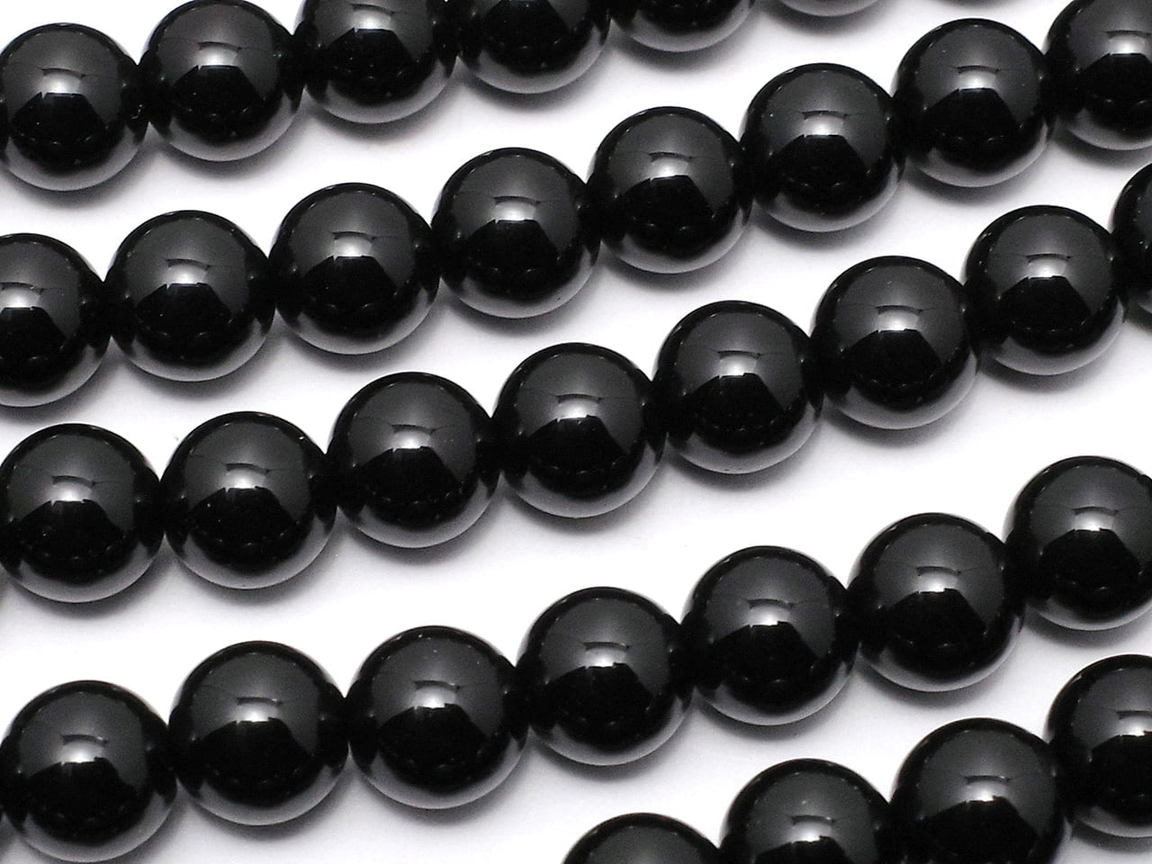 [Vidéo]En solde ! Perles rondes en Onyx 6mm 1fil (environ 15 pouces/36 cm)