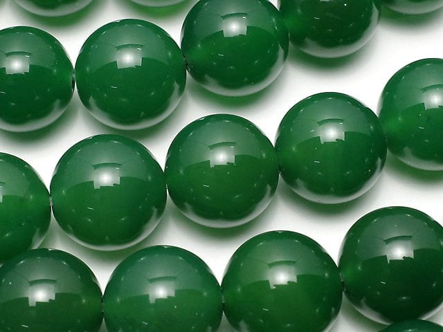Green Onyx AAA Round 12mm half or 1strand beads (aprx.15inch / 36cm)