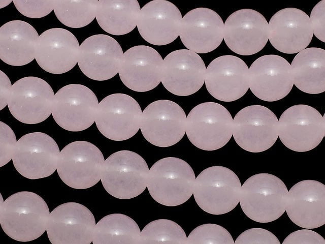 Light Pink Jade Round 6mm 1strand beads (aprx.15inch / 38cm)