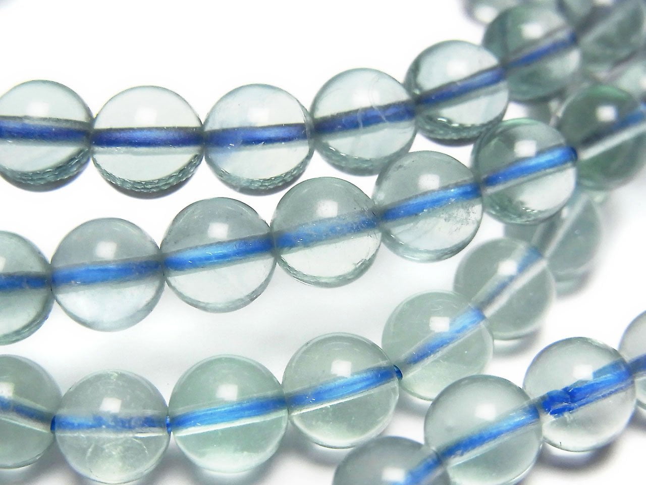 Green Fluorite AAA- Round 6mm Bracelet
