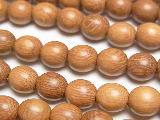 [Video]Wood Beads Rice 8x7x7mm 1strand beads (aprx.15inch/38cm)