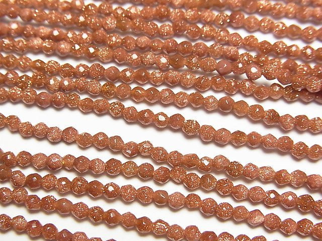 1strand $8.79! Golden Sand Stone Faceted Round 2mm  1strand beads (aprx.15inch/38cm)