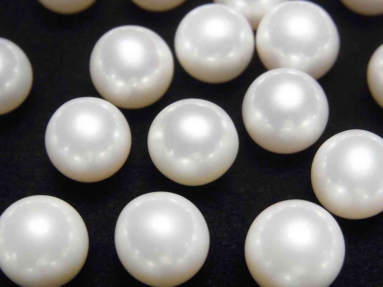 Perle d'eau douce AAA - Pierre individuelle ronde 9-9.5mm Blanche 1pc