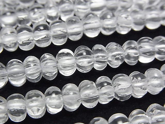 [Video] Crystal AAA- Pumpkin Shape 6x6x4mm half or 1strand beads (aprx.15inch / 38cm)