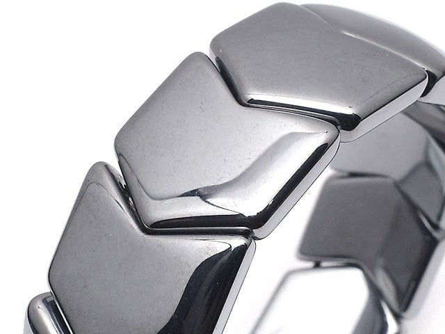 [Video]Terahertz 2-hole V-shape 22x21x7mm 1strand (bangle bracelet)