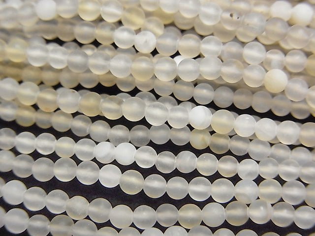 1strand $3.79! Frost Botswana Agate Round 2mm 1strand beads (aprx.15inch / 38cm)