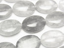 Gray Quartz AA Oval 18x13x6mm half or 1strand beads (aprx.15inch/37cm)