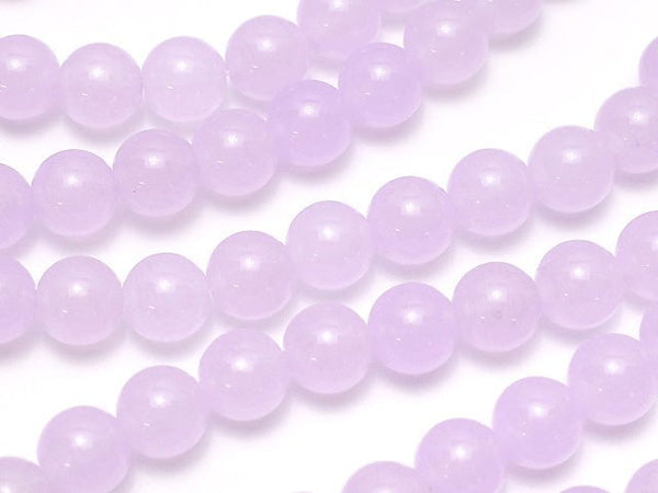 Light purple Jade Round 6mm 1strand beads (aprx.15inch / 38cm)