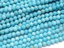[Video] Magnesite Turquoise  Faceted Round 2mm  1strand beads (aprx.15inch/37cm)