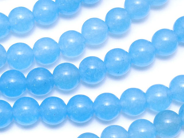 Blue Jade Round 6mm 1strand beads (aprx.15inch / 38cm)