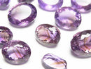 [Video]High Quality Amethyst AA++ Oval Faceted 3pcs