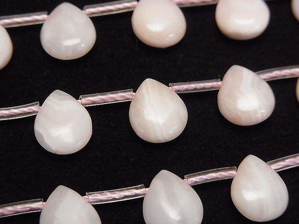 [Video] Manganese Calcite AA++ Chestnut -Pear shape (Smooth) 10x8x4mm 1strand beads (aprx.6inch/16cm)
