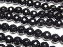 [Video] Onyx  128Faceted Round 6mm 1strand beads (aprx.15inch/37cm)