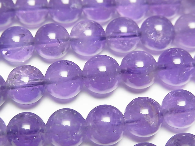 [Video] Amethyst AA Round 8mm 1strand beads (approx. 15 inches/36 cm)