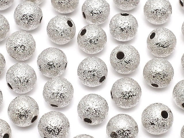 Copper Round [3mm][4mm][5mm][6mm][8mm] Stardust Rhodium Plated 50pcs