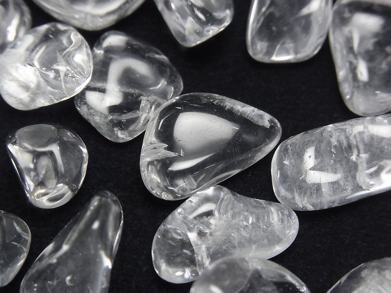 Cristal de quartz de haute qualité AAA - Paillettes non percées [Grande taille] 100 grammes