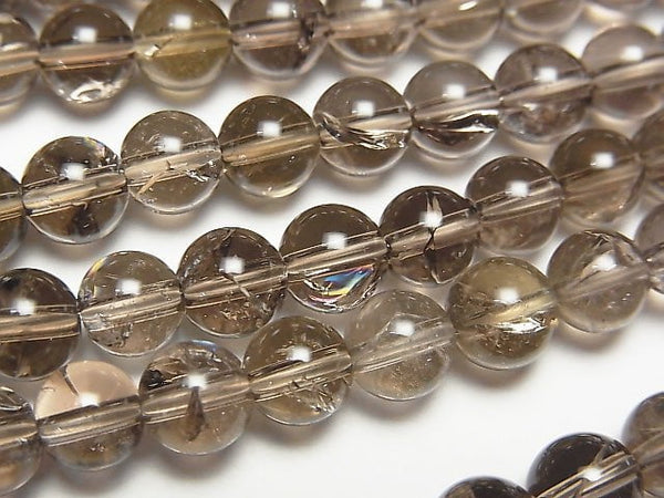 Smoky Iris Quartz AAA- Round 6mm half or 1strand beads (aprx.15inch/36cm)