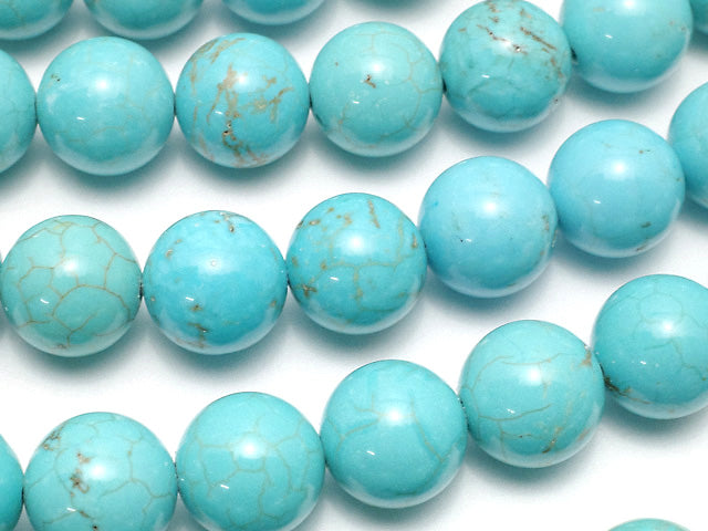 Magnesite Turquoise  Round 10mm 1strand beads (aprx.15inch/36cm)