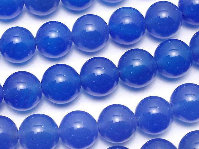 Blue Agate AAA Round 10mm 1strand beads (aprx.14inch/35cm)