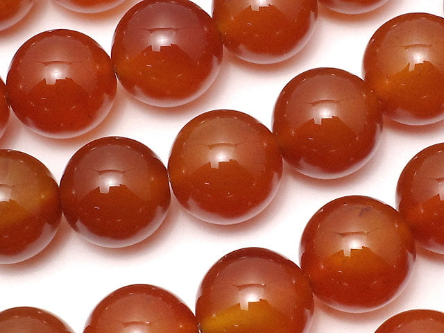 [Video] Carnelian AAA Round 12mm half or 1strand beads (aprx.15inch / 36cm)